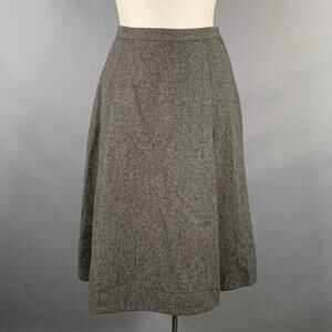 MARC by MARC JACOBS Size 8 Grey Wool A-Line Knee-Length Skirt